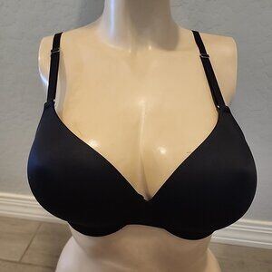 Soma Bra 32DD Vanishing Back Full Coverage Black Underwire